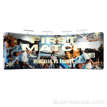 Aussteller Curved Booth Display Stand